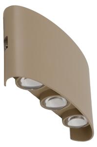LED външно стенно осветително тяло ARROW LED/6W/230V IP54 бежово