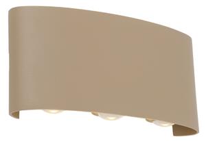 LED външно стенно осветително тяло ARROW LED/6W/230V IP54 бежово