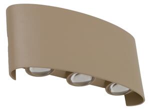 LED външно стенно осветително тяло ARROW LED/6W/230V IP54 бежово