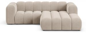 Бежов ъглов диван (десен ъгъл) Lupine – Micadoni Home