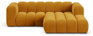 Жълт ъглов диван (десен ъгъл) Lupine – Micadoni Home