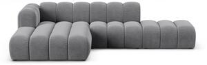 Светлосив ъглов диван (ляв ъгъл) Lupine – Micadoni Home