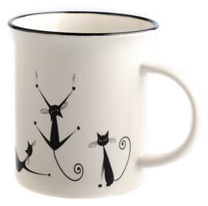 Порцеланова чаша Cats Nero, 310 ml - Dakls