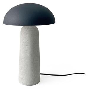 Сива бетонна настолна лампа с метален абажур (височина 39,5 cm) Delphine – Bizzotto
