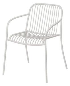 Светлосив градински стол метален Yua Wire – Blomus