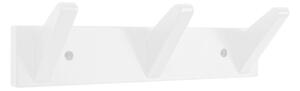 Бяла стенна закачалка от масивна бреза 31 cm Daiki – Yes Everyday