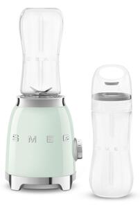 Блендер Smeg PBF01PGEU, 300W, 2x 600 мл, 20000-24000 об/мин, Противоплъзгаща основа, Без BPA, Неръждаема стомана, Пастелно зелен