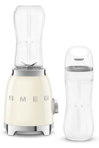 Блендер Smeg PBF01CREU, 300W, 2x 600 мл, 20000-24000 об/мин, Противоплъзгаща основа, Без BPA, Неръждаема стомана, Крема