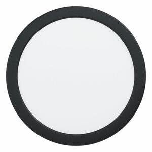 Eglo 78676 - LED потолен плафон FUEVA LED/17W/230V Ø 21 см черен