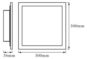 Osram - LED димируемо таванно осветително тяло SMART+ PLANON LED/20W/230V 3000-6500K 30x30 cm Wi-Fi