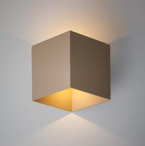 LED външно стенно осветително тяло CUBE LED/10W/230V IP54 бежово