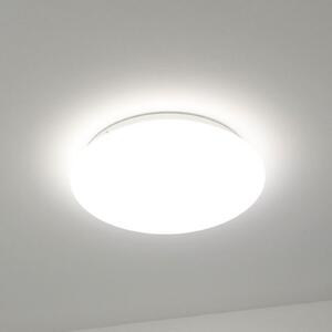 DOTLUX LED сензорна лампа за таван LUNA бяла Ø 33cm PMMA CCT IP44, Бял, Баня, Пластмаса, Модерен