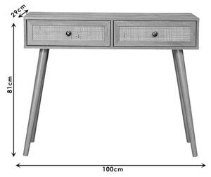 Конзола Осло Сонома 100x29x81 см