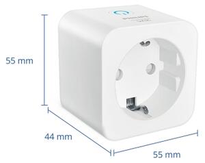 Philips - комплект 2x умен контакт SCHUKO 2300W + измервател на мощността Wi-Fi