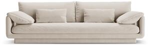 Бял кадифен диван 250 cm Torino – Micadoni