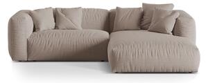 Бежов модулен ъглов диван (десен ъгъл) Martina – Micadoni Home
