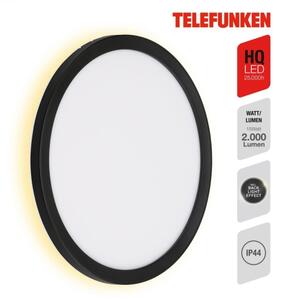 Telefunken 313405TF - Външно стенно осветително тяло LED/15W/230V IP44 черно