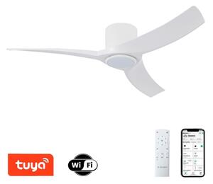 ZEVENTI - LED таванен вентилатор ORBITO LED/24W/230V Wi-Fi Tuya бял + с дистанционно управление