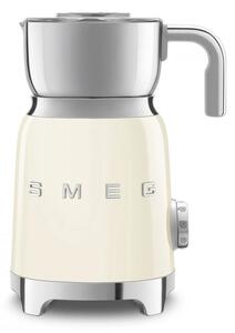 Уред за разпенване на мляко Smeg MFF11CREU, 500 W, 600 мл, 8 програми, Подвижна кана, Автоматично изключване, Крем