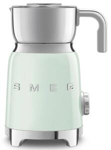Уред за разпенване на мляко Smeg MFF11PGEU, 500 W, 600 мл, 8 програми, Подвижна кана, Автоматично изключване, Пастелно Зелен