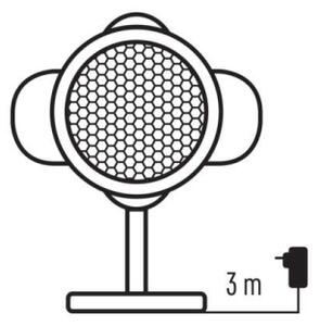 LED Екстериорен Коледен проектор LED/4W/230V IP44 топъл/студен бял