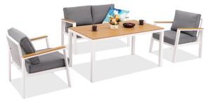 Zakintos Apetito 4 алуминиеви комплекта бял Garden Point