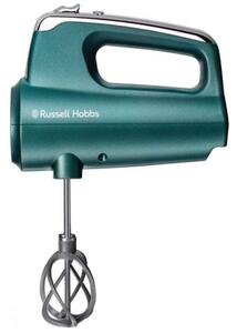 Ръчен миксер Russell Hobbs Swirl 25891-56, 350W, 5 скорости, Турбо, Бутон за приставки, High Performance Helix Beater, Без BPA, Тюркоаз