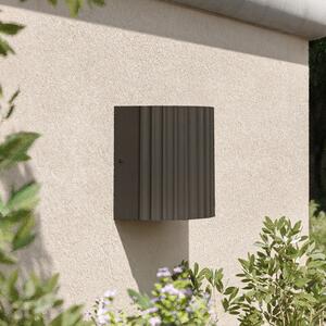 Philips LED осветително тяло за външна стена Zyra, светлина нагоре/надолу,, Сив, Алуминий