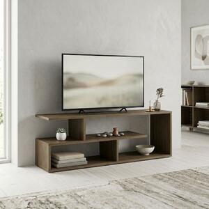 Меламинов ТВ шкаф Forever Megapap, цвят орех, размери 120x30x40 см