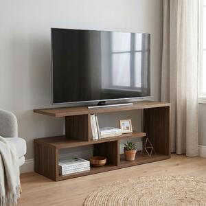 Меламинов ТВ шкаф Forever Megapap, цвят орех, размери 100x30x40 см