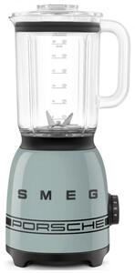 Блендер Smeg Porsche BLF03PSGEU, 800W, 1.5 л, 18000 об/мин, 4 програми, 4 скорости + Пулс, Неръждаема стомана, Зелен