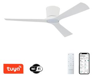 ZEVENTI - LED таванен вентилатор AUREX LED/24W/230V Wi-Fi Tuya бял + с дистанционно управление