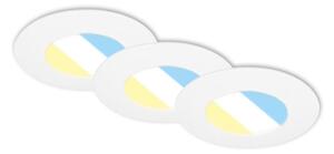 Briloner 7598036 -К-кт 3x LED Лампа за вграждане в баня LED/4,9W/230V IP44 бял