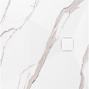 Корито за душ кабина Magnum CARRARA WHITE 90x90