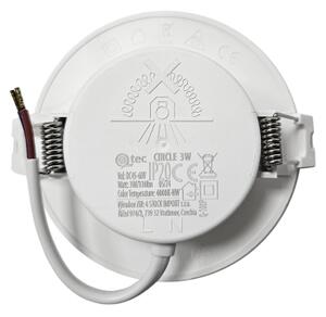 LED Лампа за окачен таван CIRCLE LED/3W/230V 4000K Ø 9 см бял