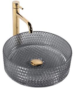 Умивалник за плот Rea Cristal 35 Black