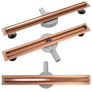 Линеен сифон Rea NEO Slim Pro brushed copper 80