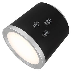 Globo 58454B - LED регулируема настолна лампа MEEYA LED/6W/3,7V черна