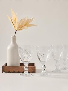 Sinsay - Чаши с мотив на снежинки 4 pack - clear