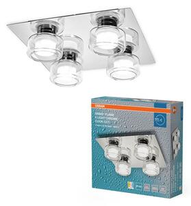 LED полилей Ledvance Orbis Flame, за таван, 22W, 1400lm, регулируем (3000K-4000K), прозрачен