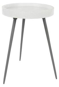 Кръгла странична масичка с мраморна плоча ø 33 cm Karrara – White Label