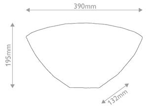 Quoizel QZ-LARISSA-WU - Настенно осветително тяло Tiffany LARISSA 2xE14/40W/230V