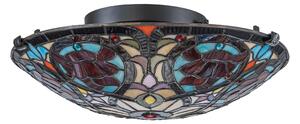 Quoizel QZ-LARISSA-F - Таванно осветително тяло Tiffany LARISSA 2xE27/40W/230V