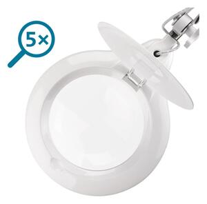 Extol - Димируема LED настолна лампа с лупа LED/10W/230V бяла
