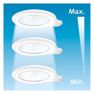 Extol - Димируема LED настолна лампа с лупа LED/10W/230V бяла