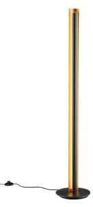 Черна LED затъмняваща се подова лампа (височина 142,5 cm) Texel – Trio
