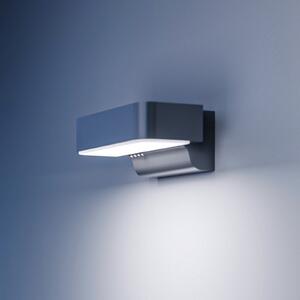 STEINEL LED външна стенна лампа L 800 SC, сензорна, сребриста, Сив, Алуминий, Модерен