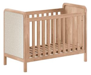 Детско креватче 60x120 cm с регулируема височина в естествен цвят Woods – Vipack