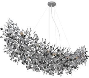 Globo 64138H4S - Полилей на кабел QUEENA 16xE14/40W/230V сребрист