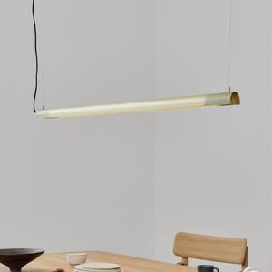 GEJST Висяща лампа Radent, месингов цвят, дължина 138 cm, G13 LED, Злато / месинг, Дневна/трапезария, Метал